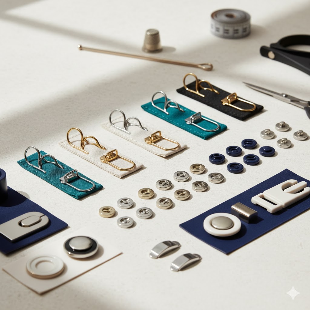 クロージャーと留め具